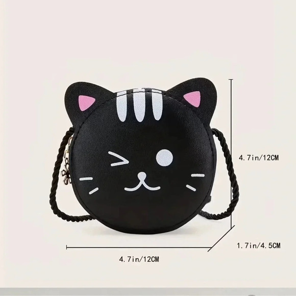 HP! 🎉 1 LEFT! Mini Black Cat Purse - Picture 2 of 4